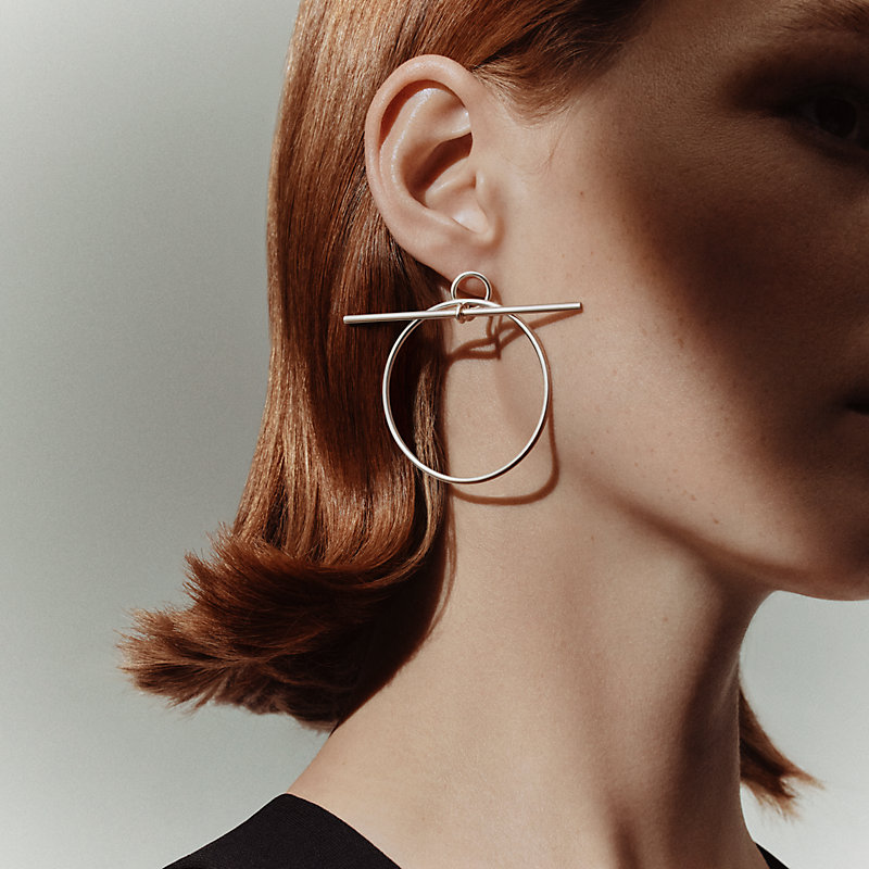 Loop earrings, medium model | Hermès USA